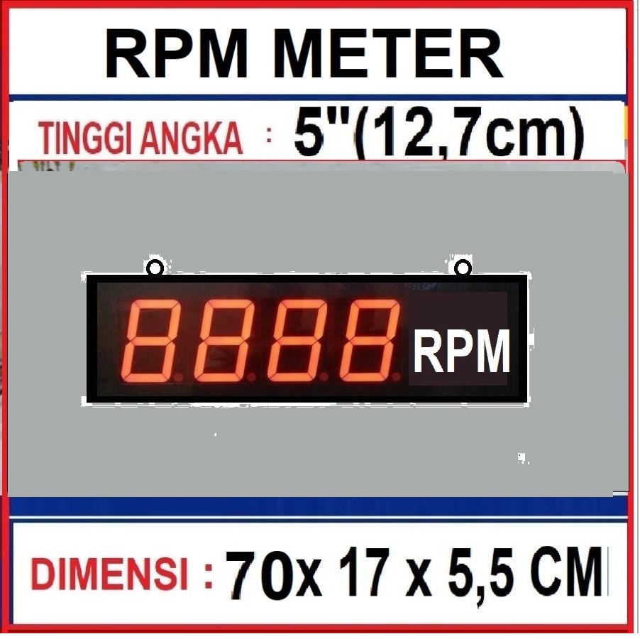 RPM METER 5i4d NEW
