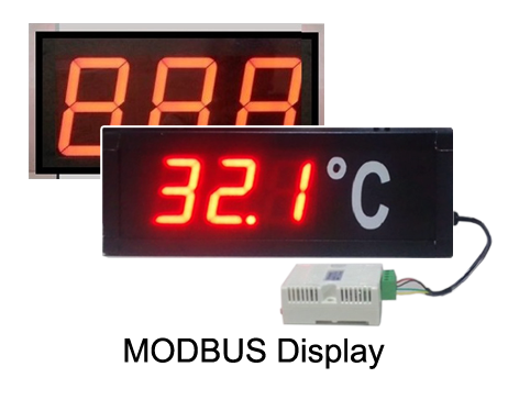 modbus display digital counter